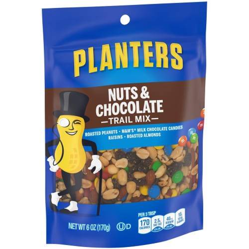 Planters Trail Mix, Nuts and Chocolate (6 oz)