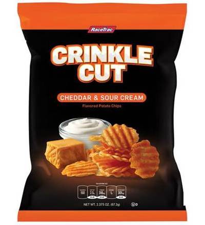 RaceTrac Cheddar and Sour Cream Ripple Chips 1.5 oz