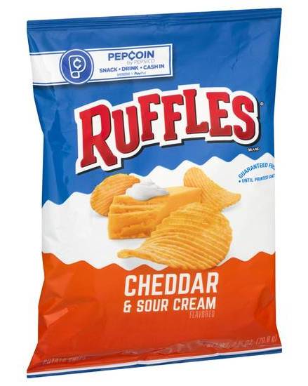 Ruffles Cheddar and Sour Cream Chips (2.5 oz)
