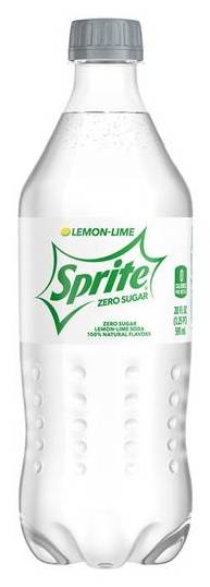 Sprite Zero Sugar Soft Drink, Lemon-Lime (20 fl oz)