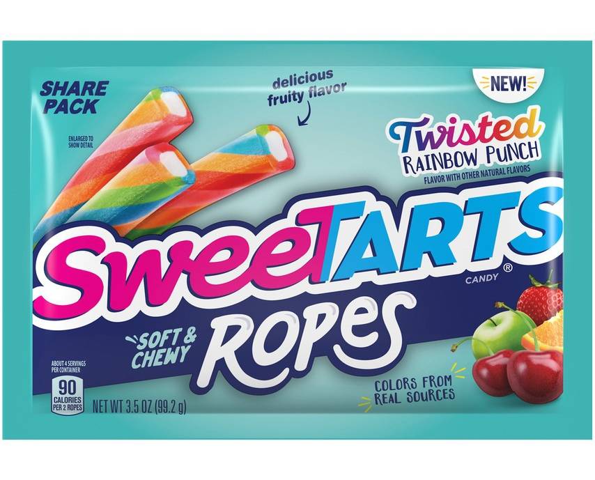 Sweetarts Rainbow Ropes Share (3.5 oz)