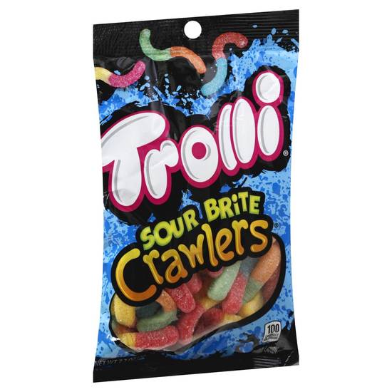 Trolli Sour Brite Gummi Candy Crawlers, Assorted (7.2 oz)