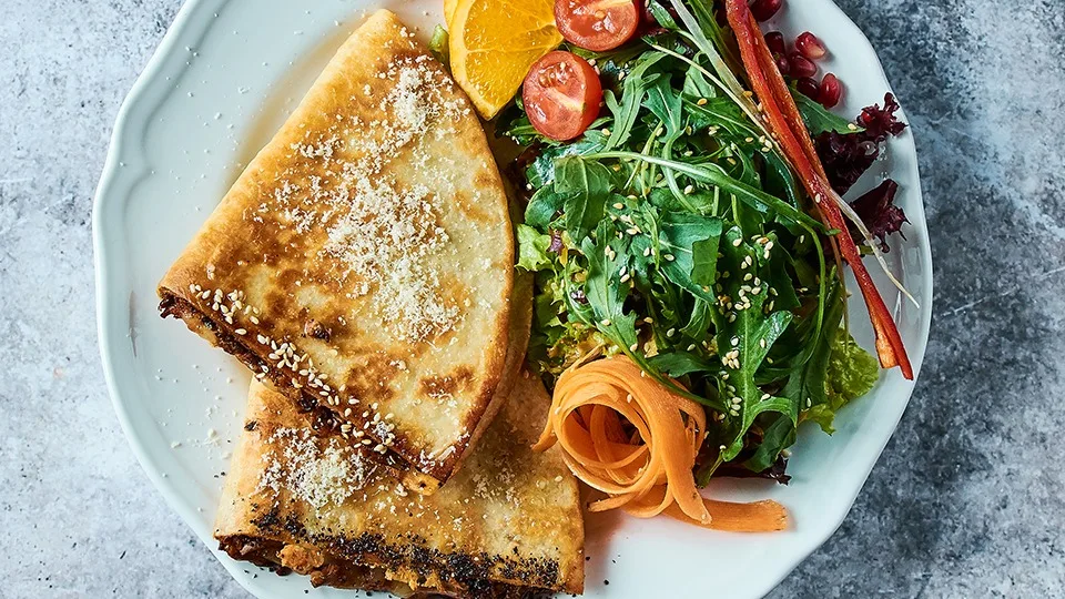 Bolognese quesadilla