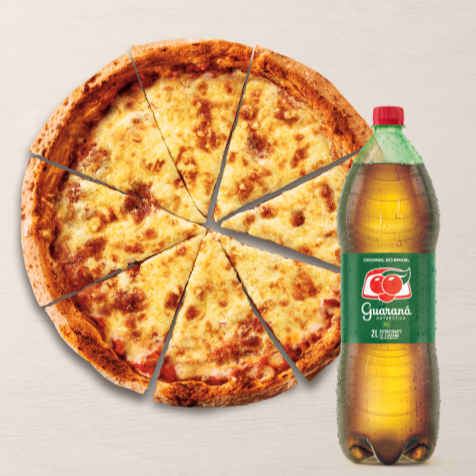 2 Pizzas + 1 Bebida