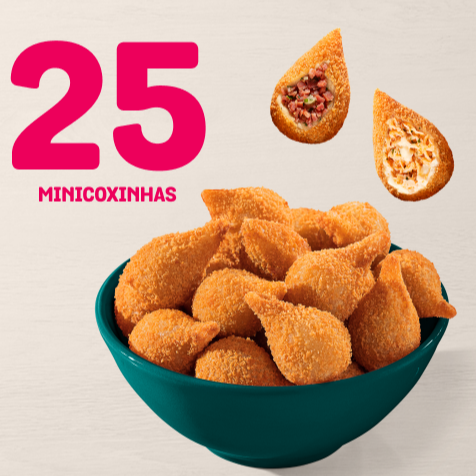 25 Minicoxinhas Clássicas