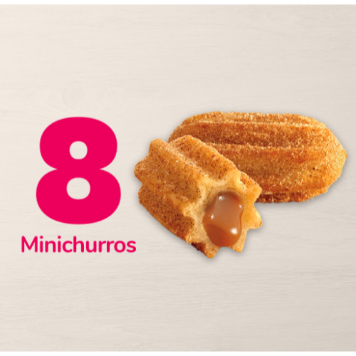 8 Minichurros de Doce de Leite