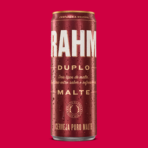 Cerveja Brahma Duplo Malte Lata 350Ml