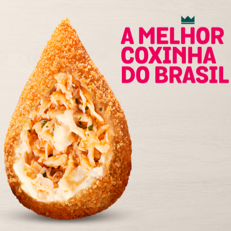 Coxinha de Frango com Cremely