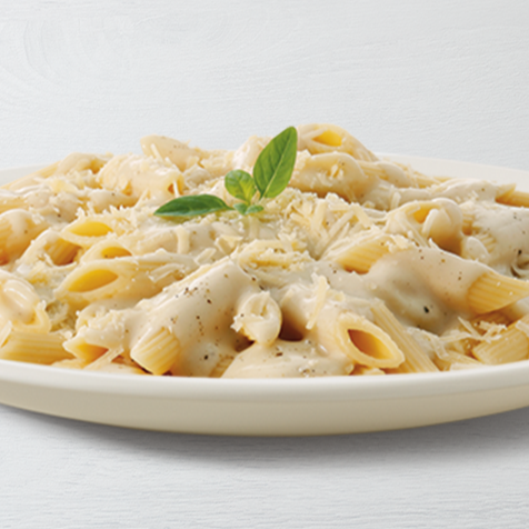 Penne com Molho 4 Queijos
