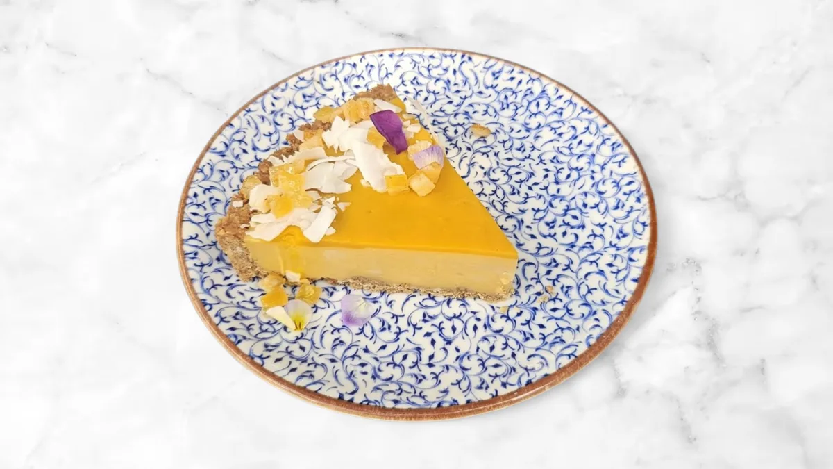 Mango tart