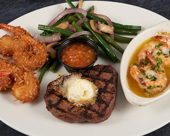 Jungle Steak and Shrimp