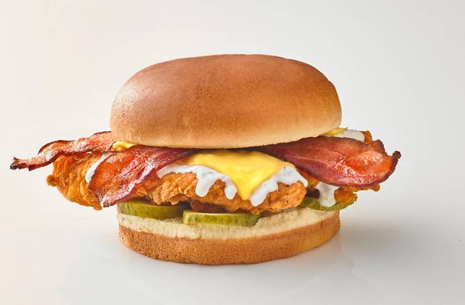 Chicken Bacon Ranch and Cheese Sandwich