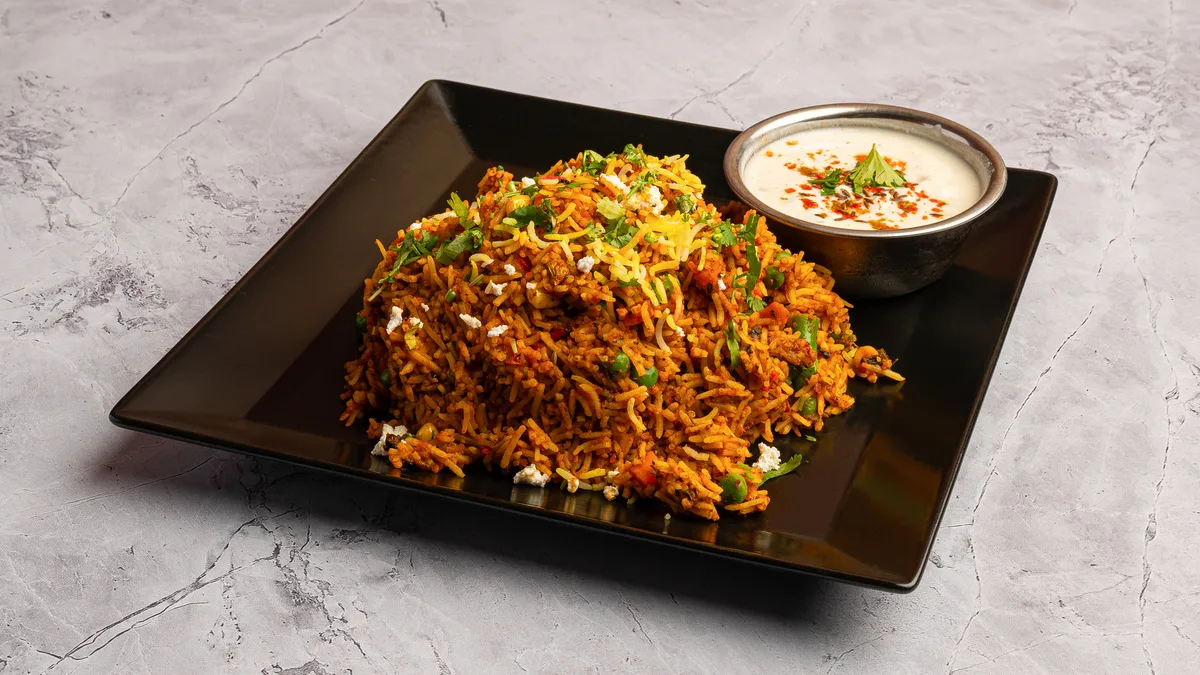 Veg Biryani/Zöldséges biryani