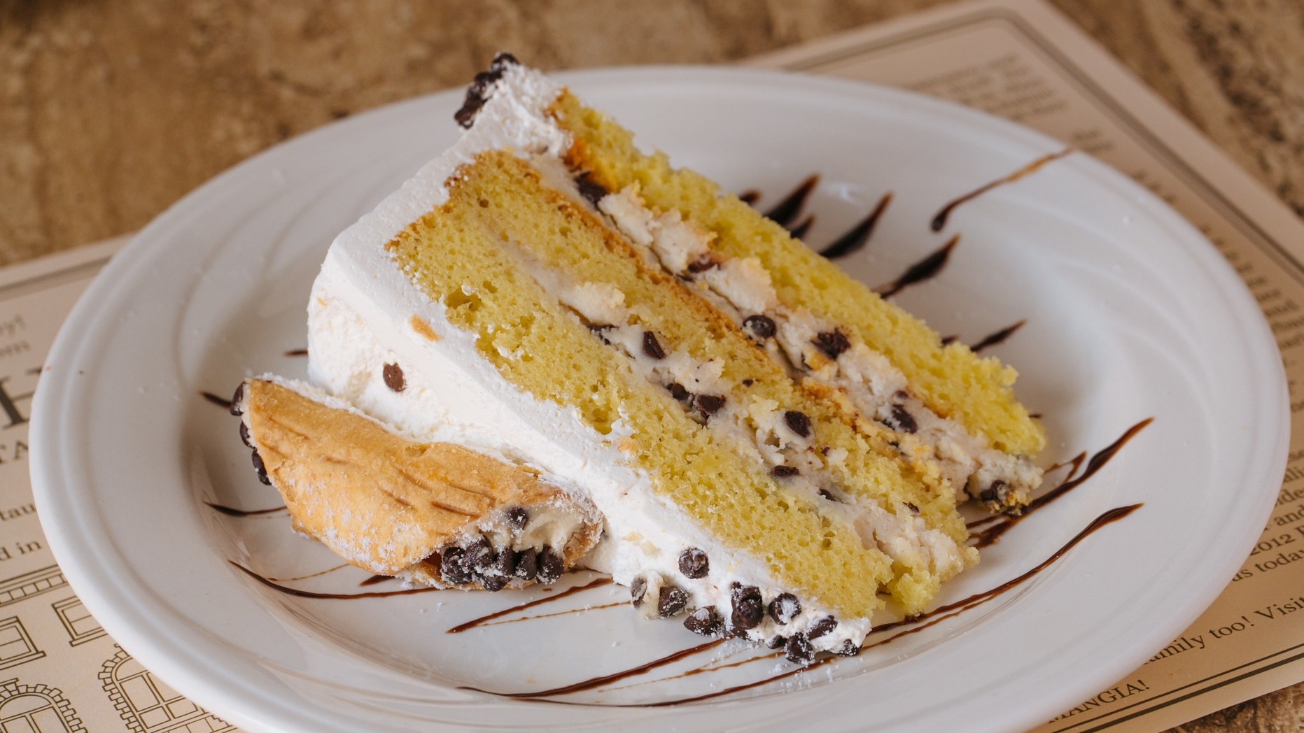 Cannoli Cake