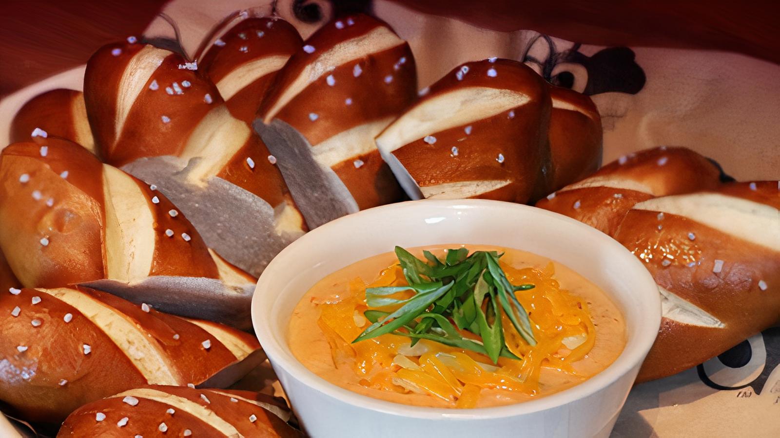 Pretzel and Beer Cheese Fondue 3pd