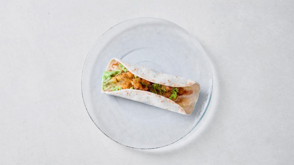Taco Con Pollo Frito