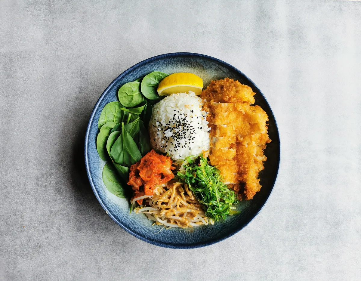 12. Tori (Kylling) Katsu plate