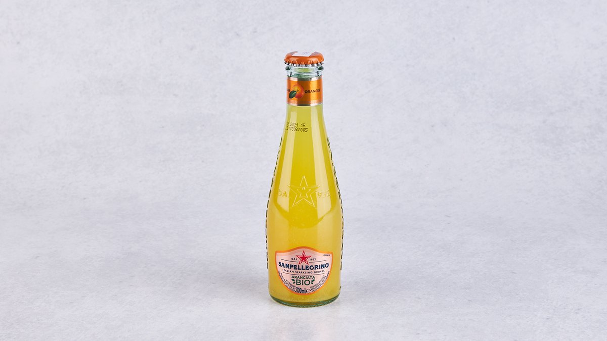 San Pellegrino orange