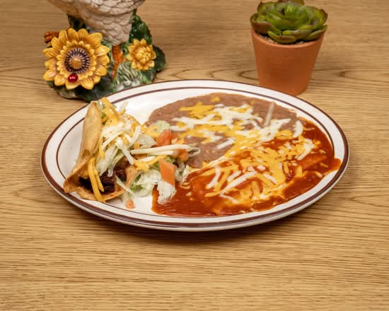 12. Chicken Enchilada, Beef Taco