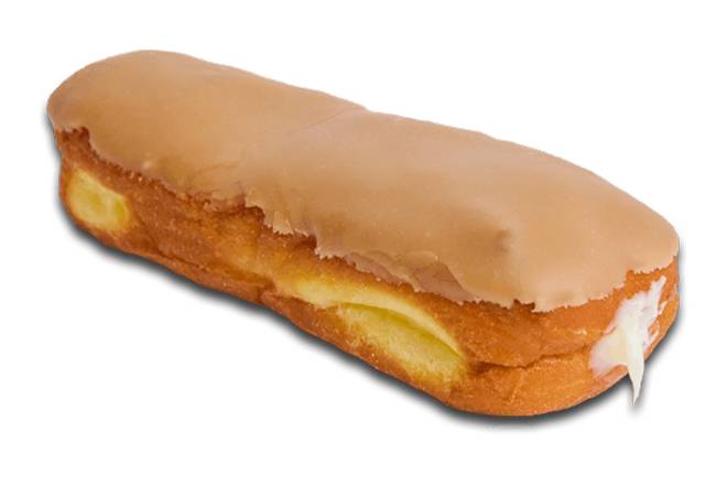 Maple Long John with Cream