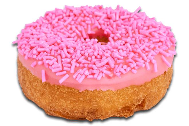 Pink Sprinkles Iced Cake