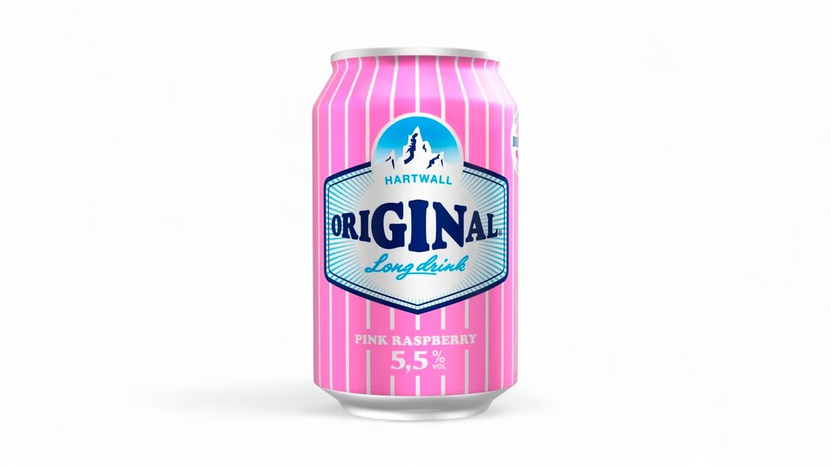 Hartwall Original Long Drink Pink Raspberry