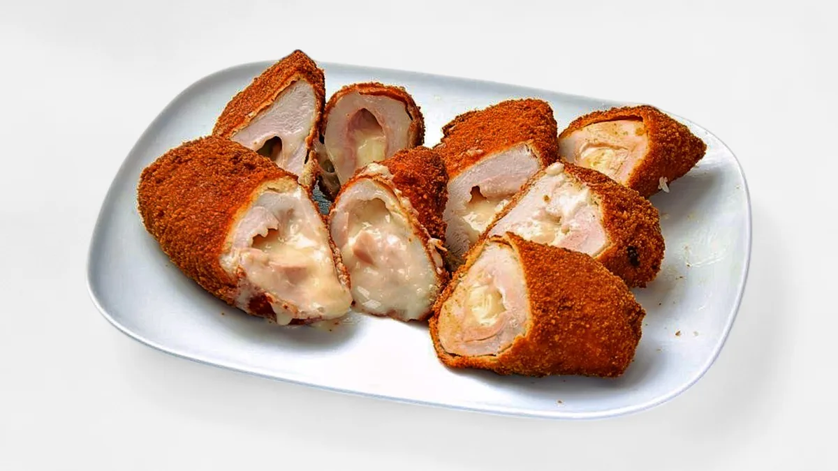 Cordon Blue (sonkával- sajttal töltött rántott borda) 1kg