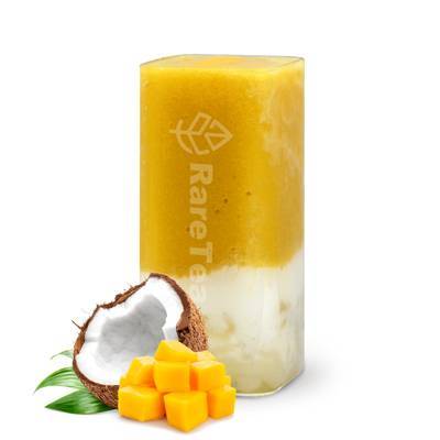 Mango Coconut Freeze with Coconut Jelly