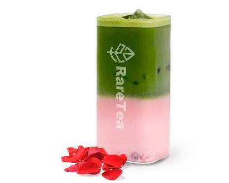Rose Matcha Latte