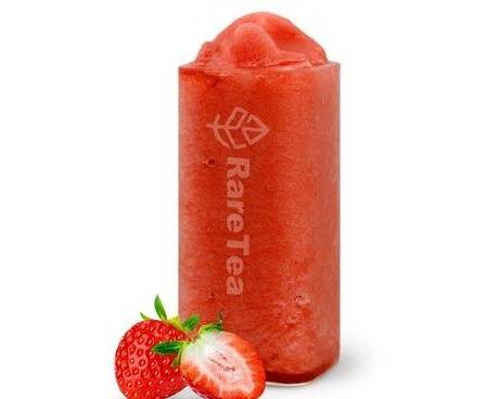 Strawberry Smoothie with Lychee Jelly