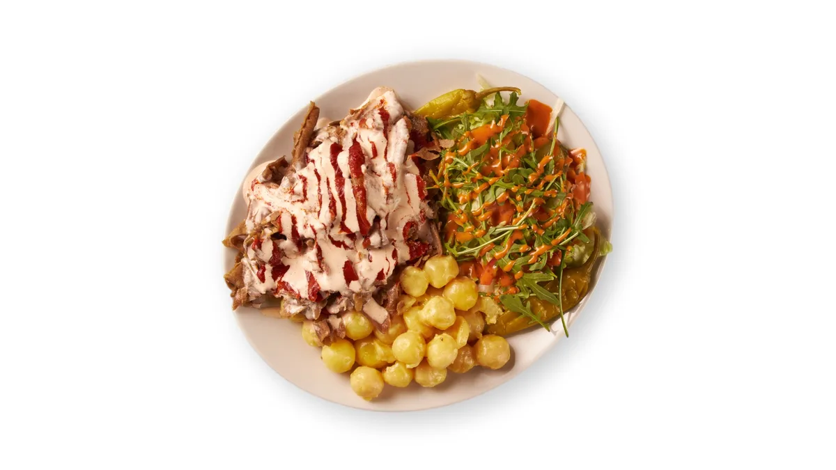 29. Kebab perunoilla