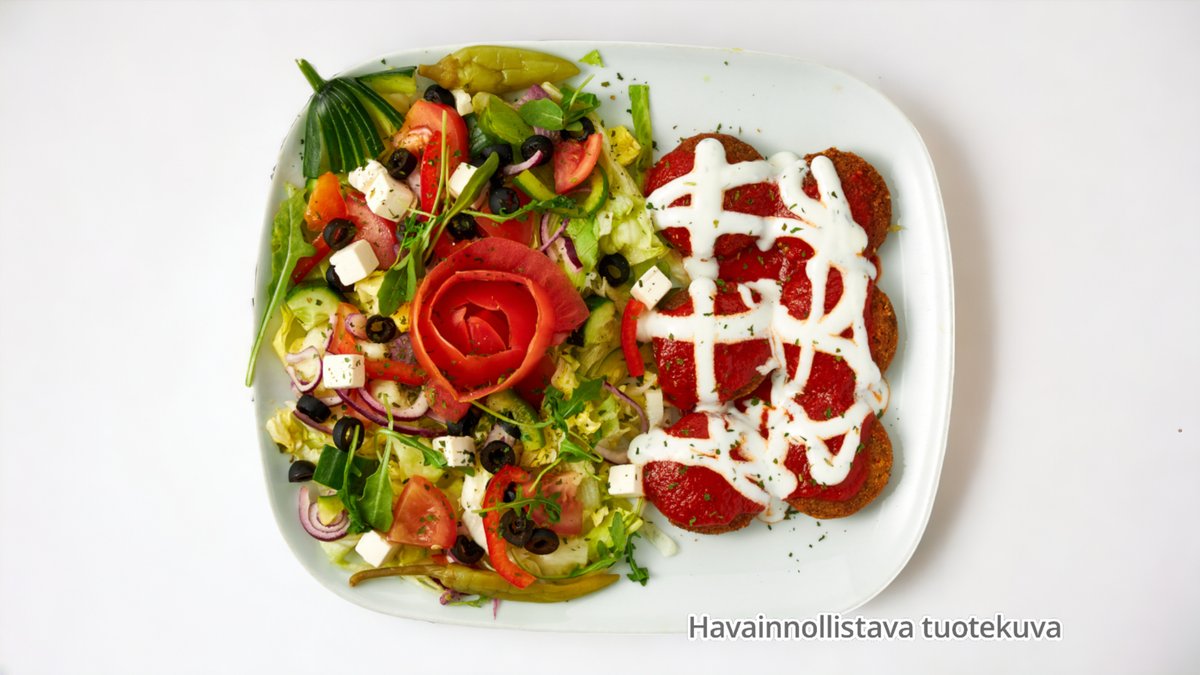 Falafel salaatilla
