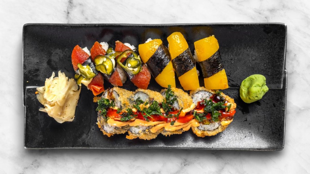 Raw Vegetariska omakase 10 pc