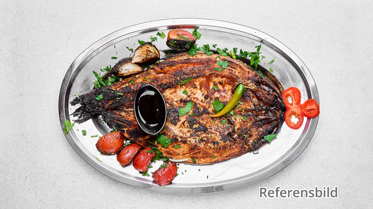 Helstekt Tilapia Fisk
