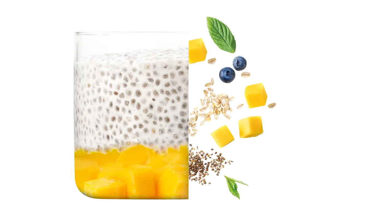 mango chia yogurt