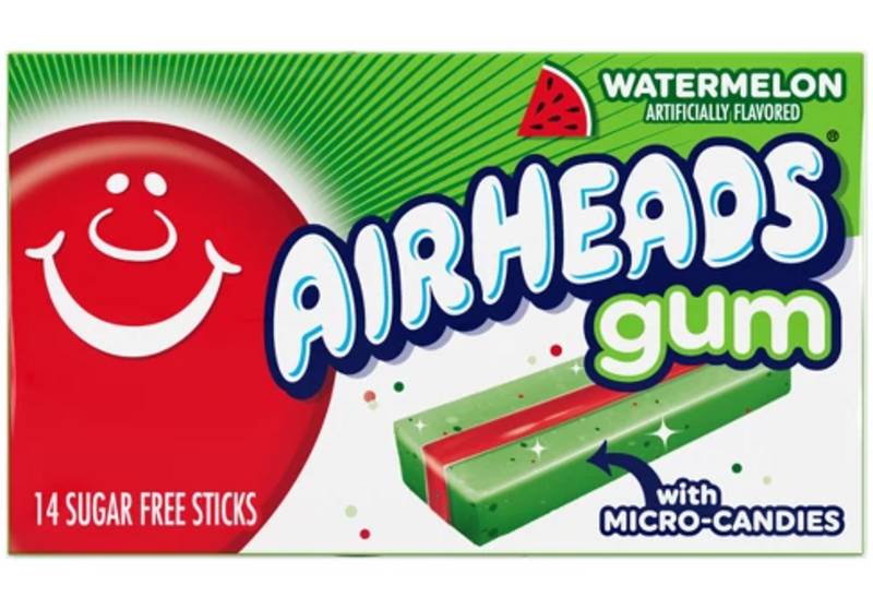 Airheads Watermelon Gum 14-Count