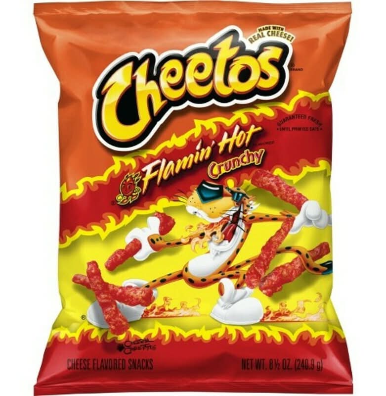 Cheetos Flamin Hot Crunchy 8.5oz