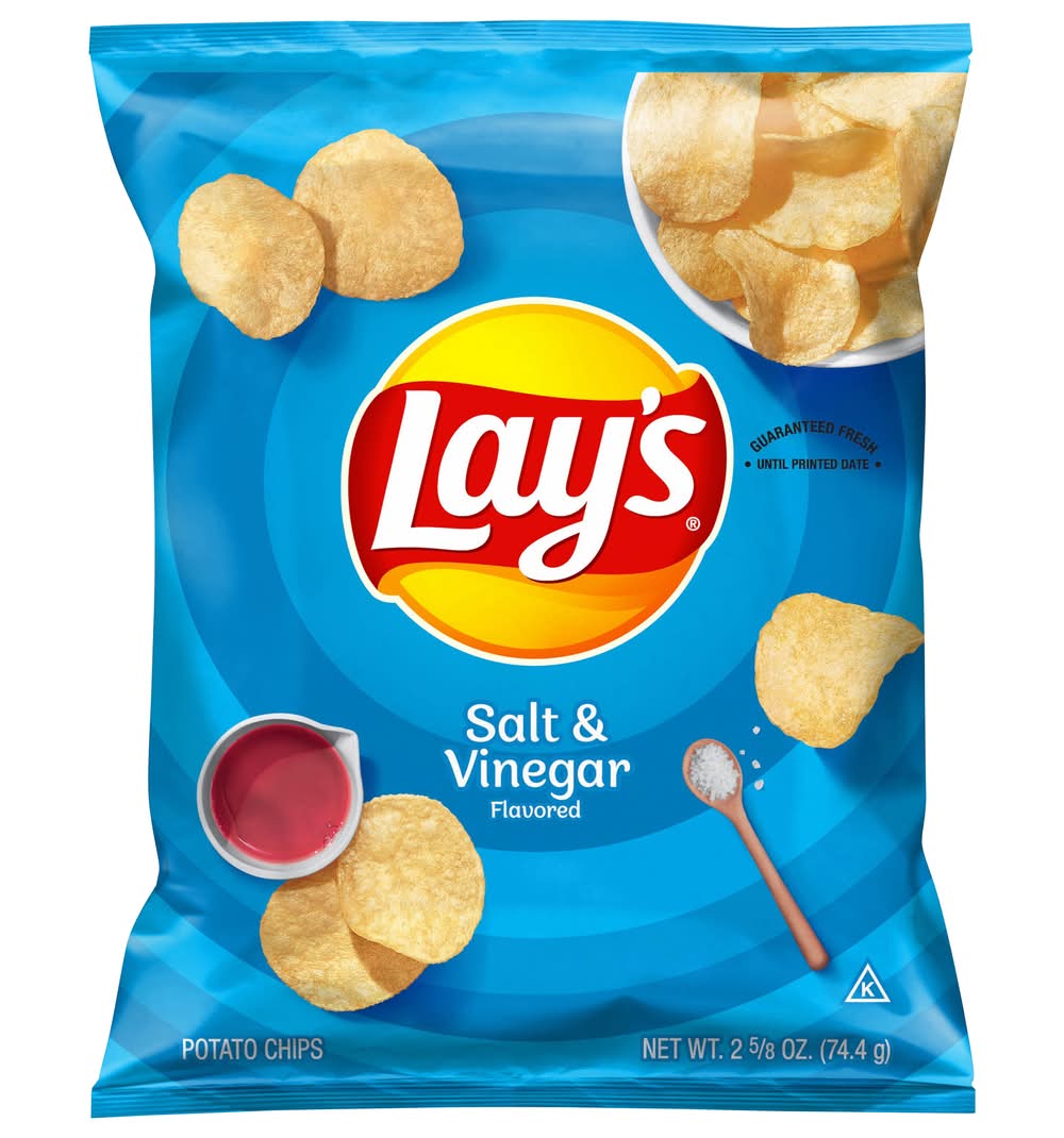 Lay's Potato Chips, Salt and Vinegar (2.62 oz)