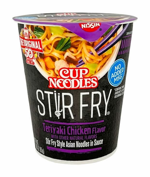 Nissin Cup Noodles Stir Fry Teriyaki Chicken 3oz