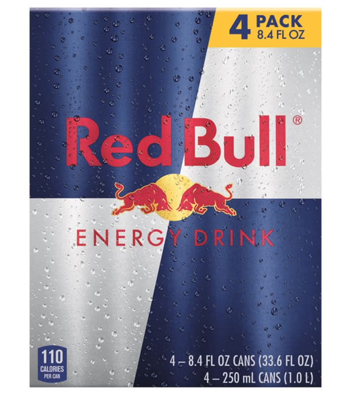 Red Bull 4-Pack Cans 8.4oz