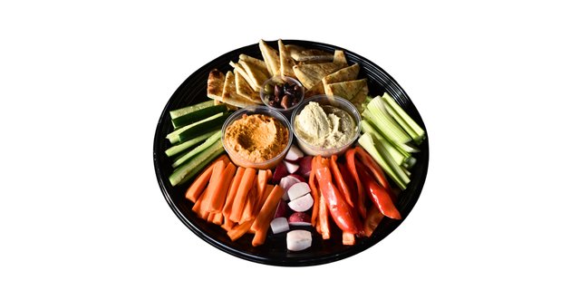 Hummus and Veggie Platter