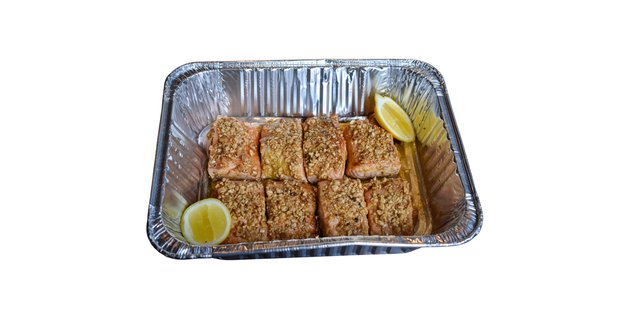 Salmon Almondine