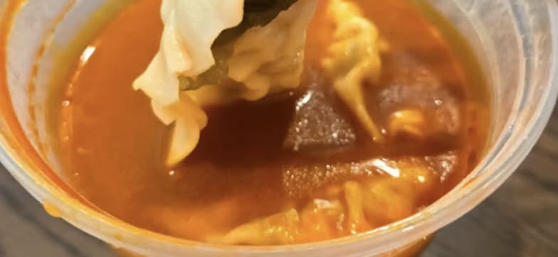 Korean Style Dumpling Soup
