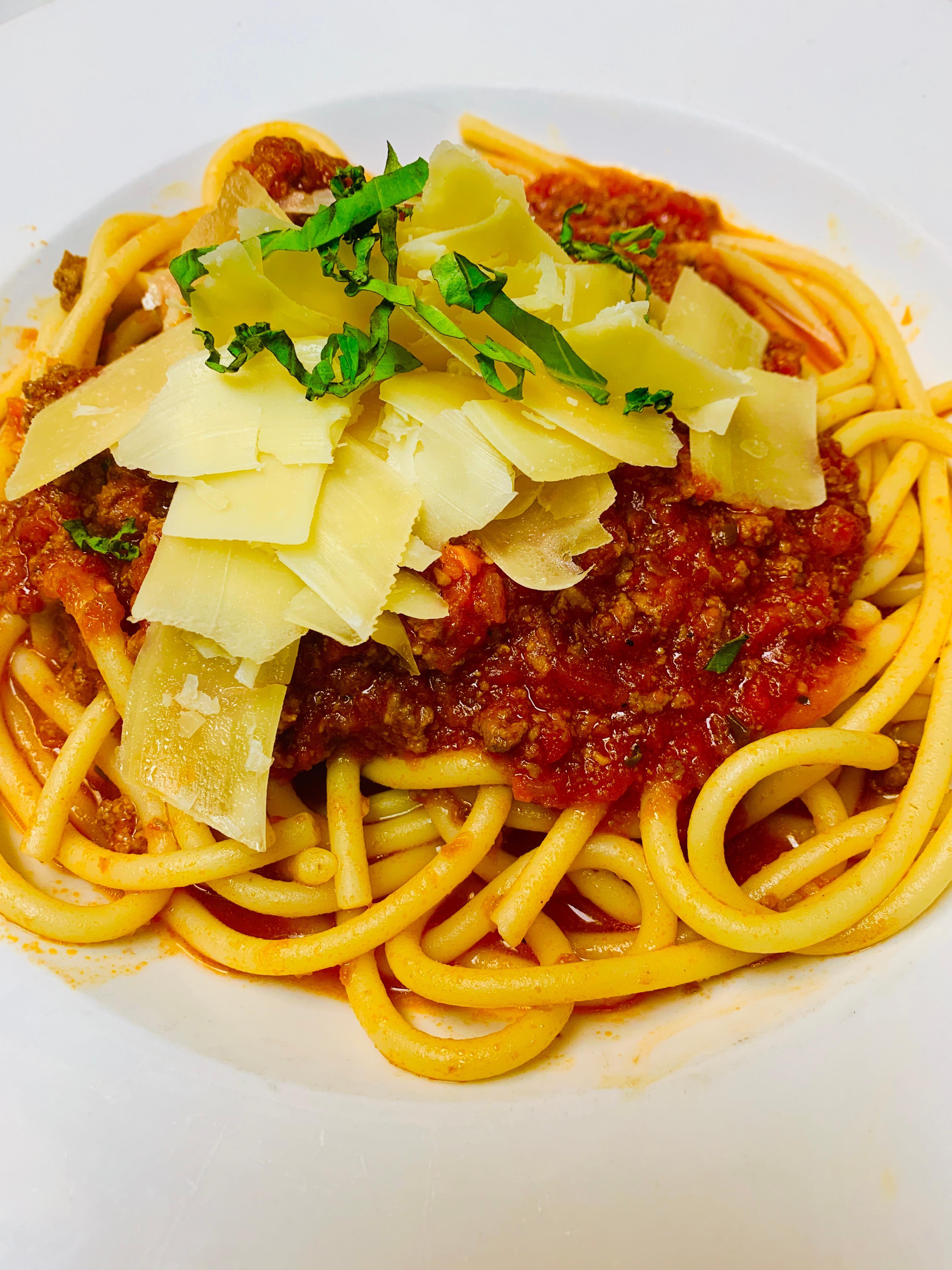 Bucatini Bolognese