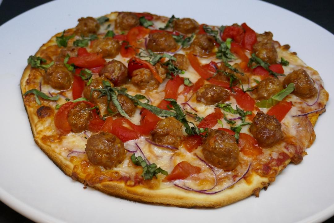 Sausage and Peppers Pizza
