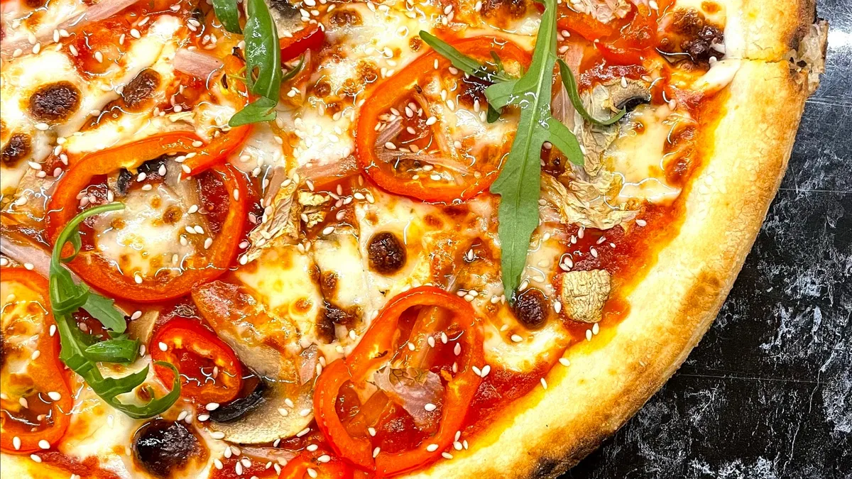 Vegetarian pizza