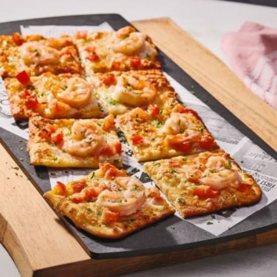 Garlic Shrimp Flatbread