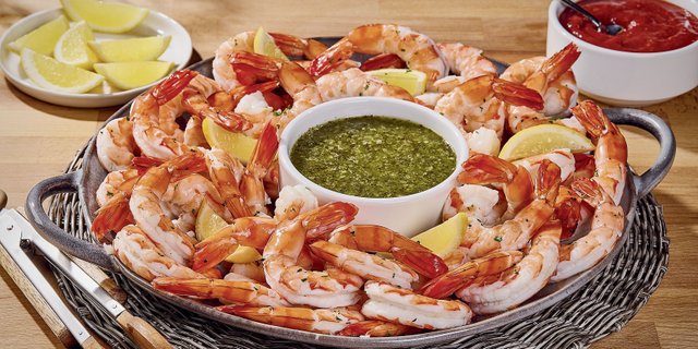 Black Tiger Shrimp Cocktail Platter