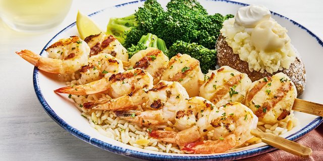 Sea Scallops and Shrimp Skewers