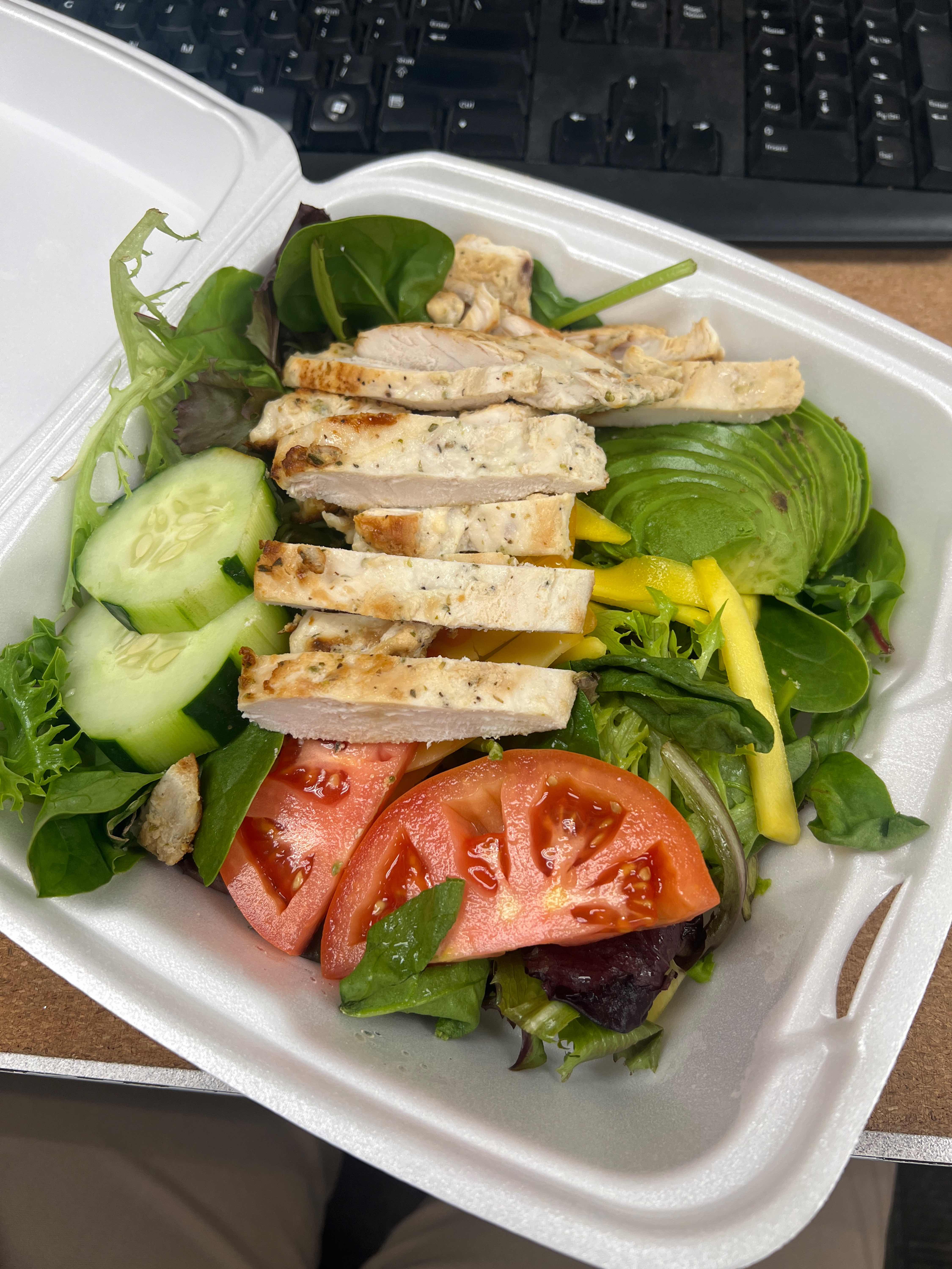Chicken Avocado and Mango Salad